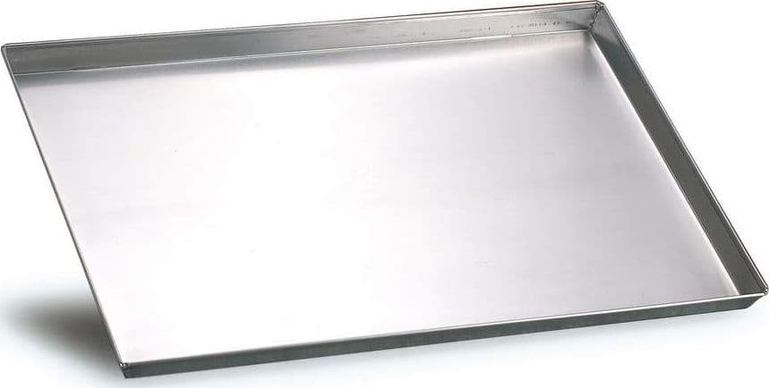 Teglia rettangolare in alluminio per pasticceria / pizza -  professionale  cm.35x28 - 4