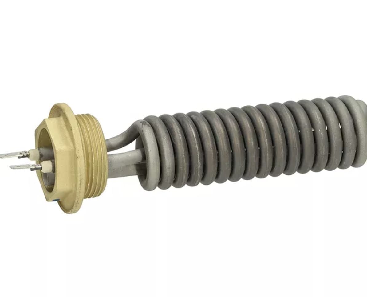 Resistenza Caldaia 2600 w lunga  155 mm - attacco ø 1"1/4 con portabulbo - 3