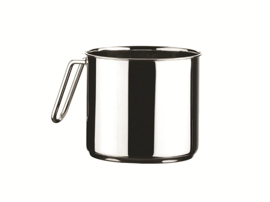 Bollilatte in acciaio inox 18/10  con manico - cm.14 lt.1,7  fondo per induzione - 4