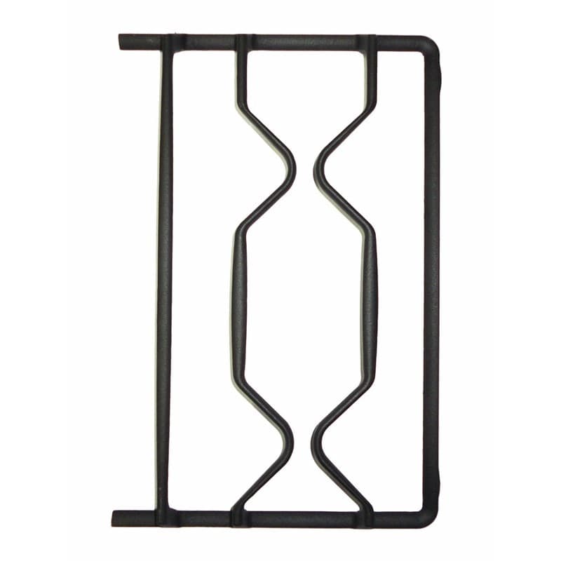 griglia in ghisa brunita  cucina  aeg - zanussi   415 x 285 mm 354642901  destra - 2