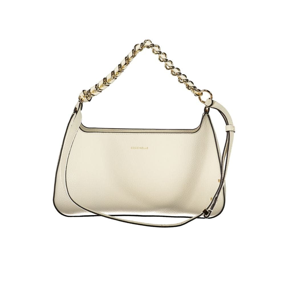 Coccinelle Bianco Leather Women's Bag - 2