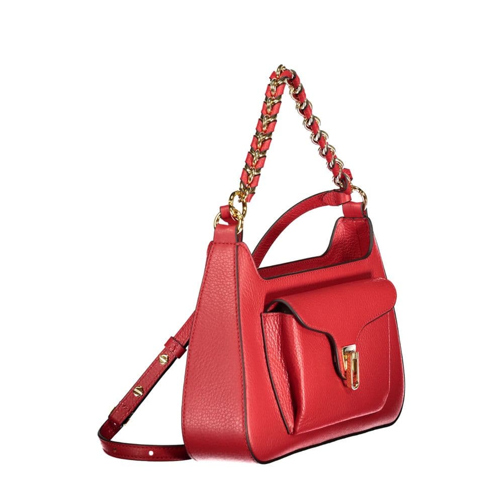Coccinelle Rosso Leather Women's Bag - 3