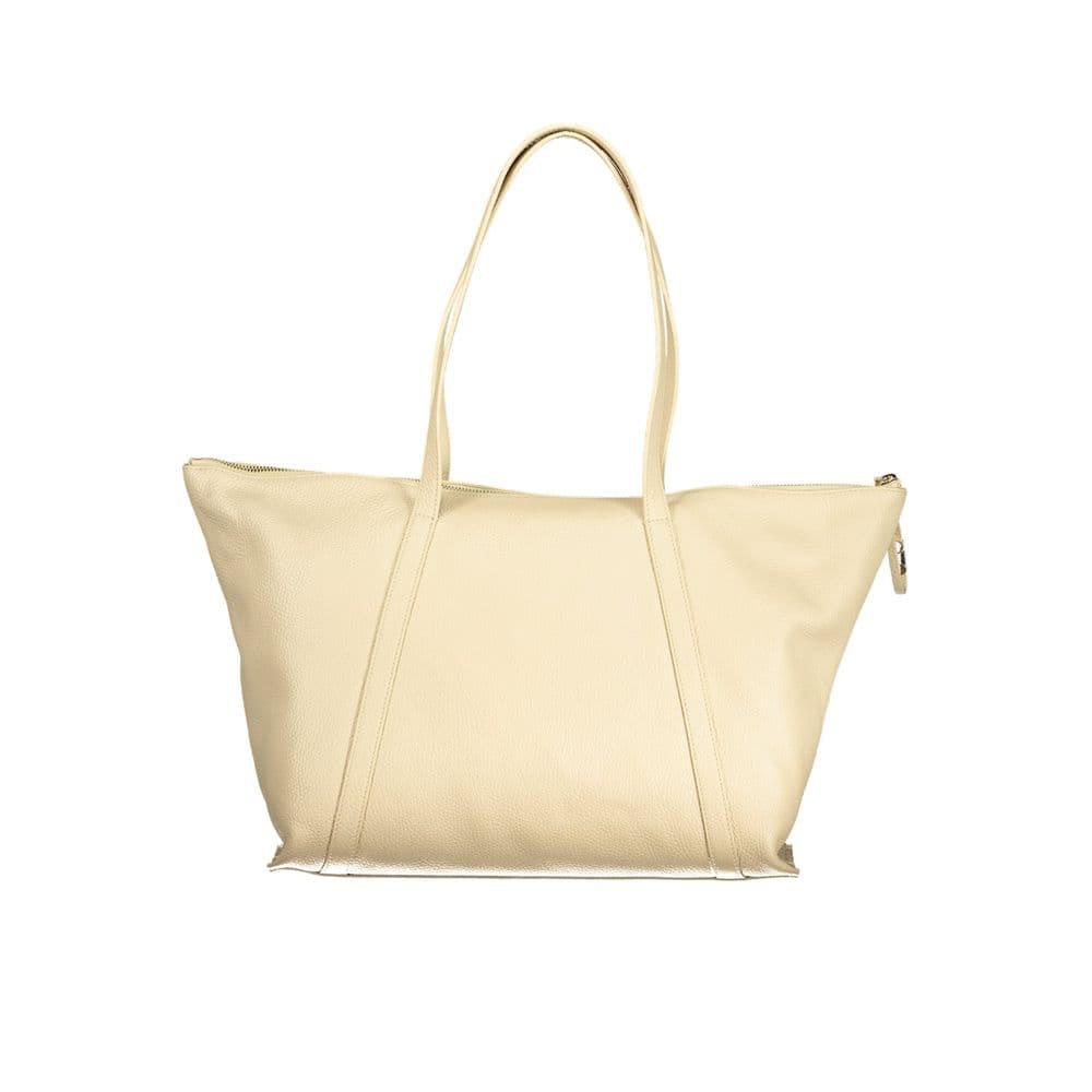 Coccinelle Beige Leather Women's Bag - 2