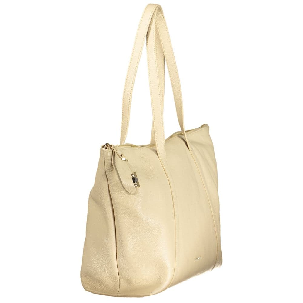 Coccinelle Beige Leather Women's Bag - 3
