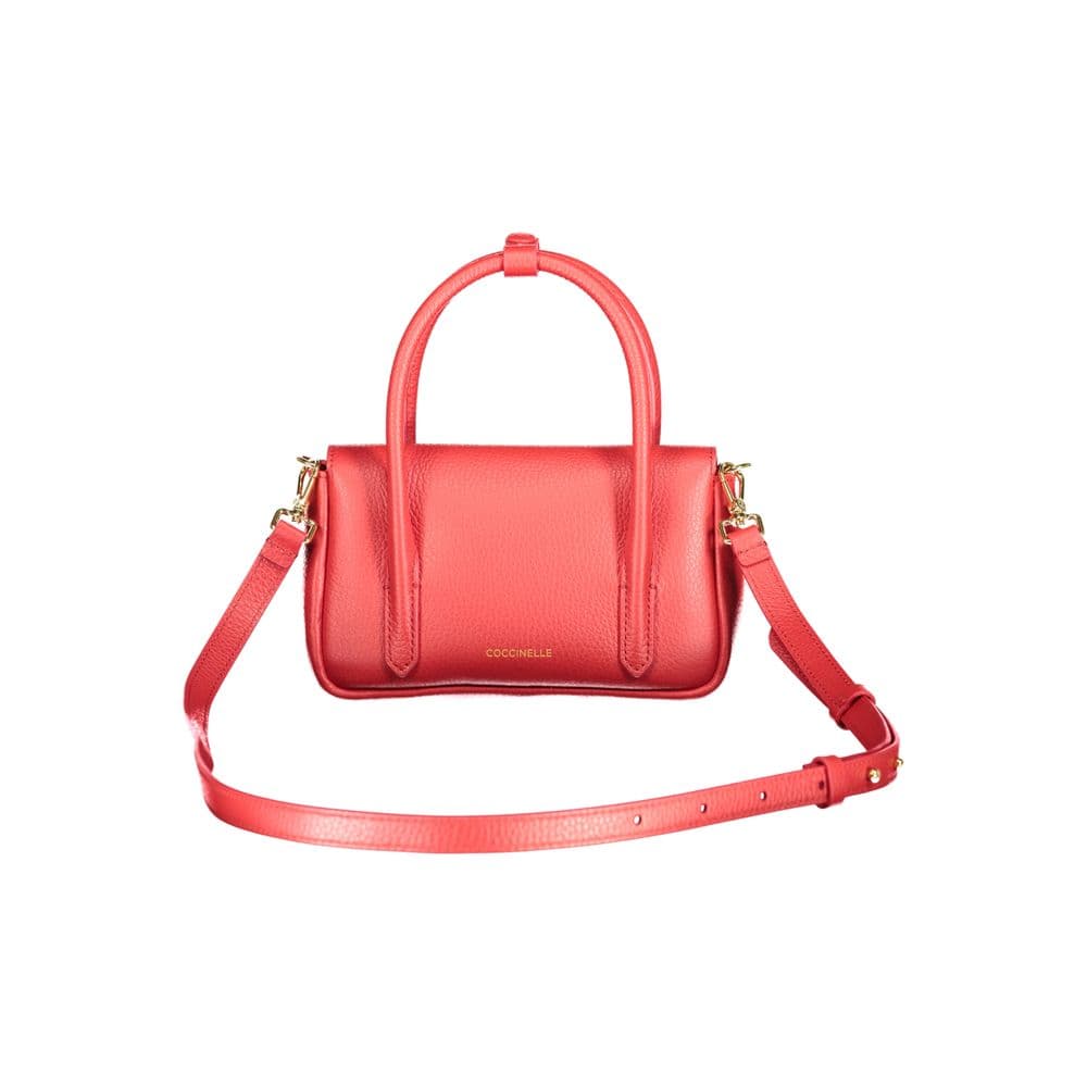 Coccinelle Red Leather Women's Bag - 2