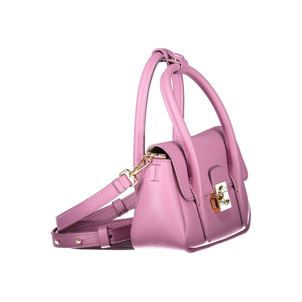 Coccinelle Purple Leather Handbag - 3