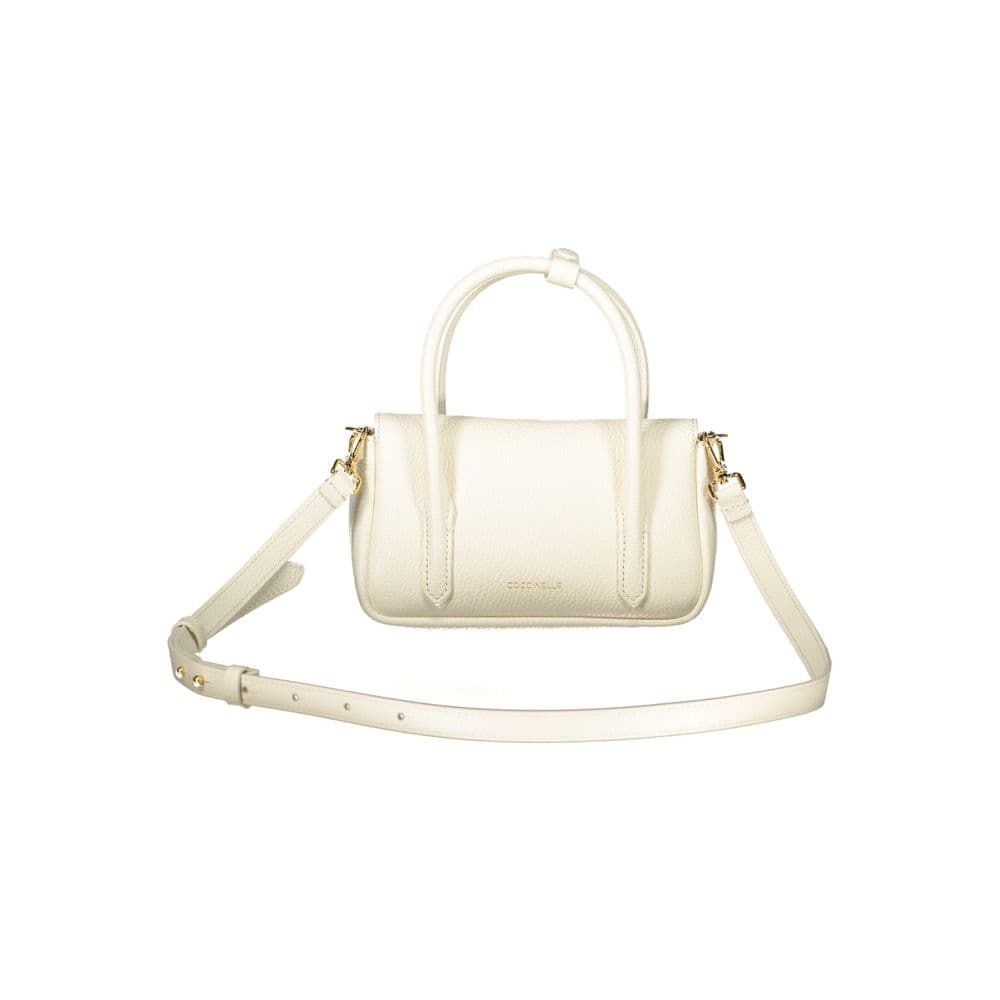 Coccinelle Bianco Leather Womens Bag - 2