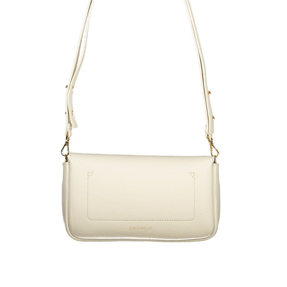 Coccinelle Bianco Leather Women's Bag - 2