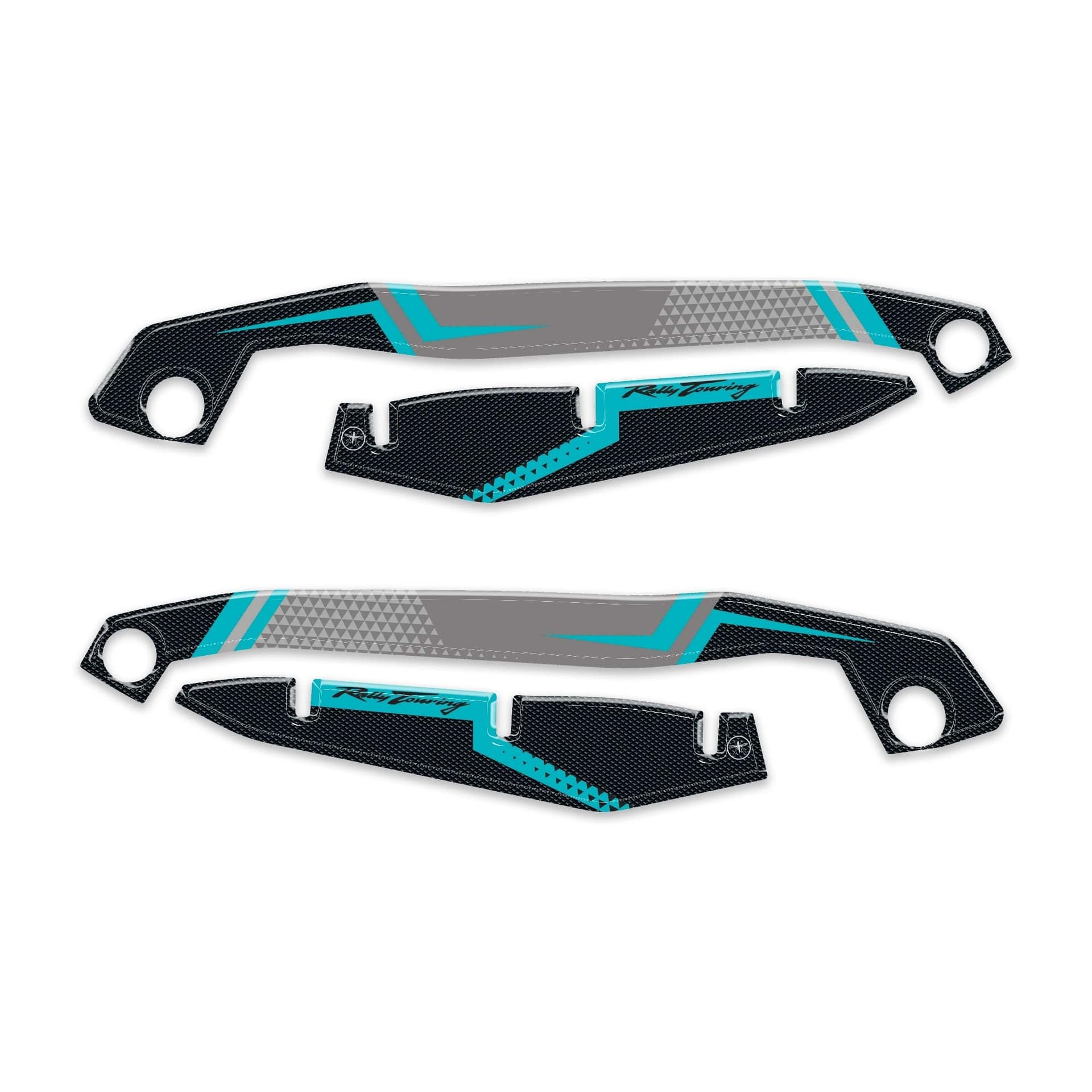 Adesivi 3D Protezione Paramani moto compatibile con Honda Transalp 2026 - 2