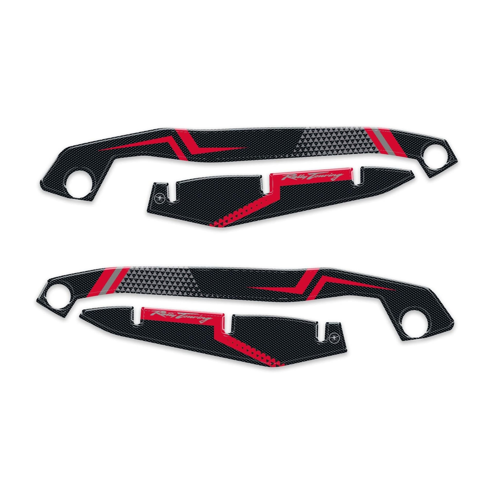 Adesivi 3D Protezione Paramani moto compatibile con Honda Transalp 2026 - 8