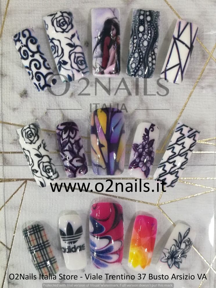 O2NAILS FULLMATE X30 Stampante Unghie - Nail Printer - Nail Art Decorazione Unghie Gel - 2
