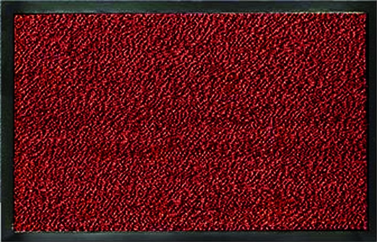 Zerbino mangiasporco rosso fondo antiscivolo   spessore mm.9  - cm.  .40x70 - 4