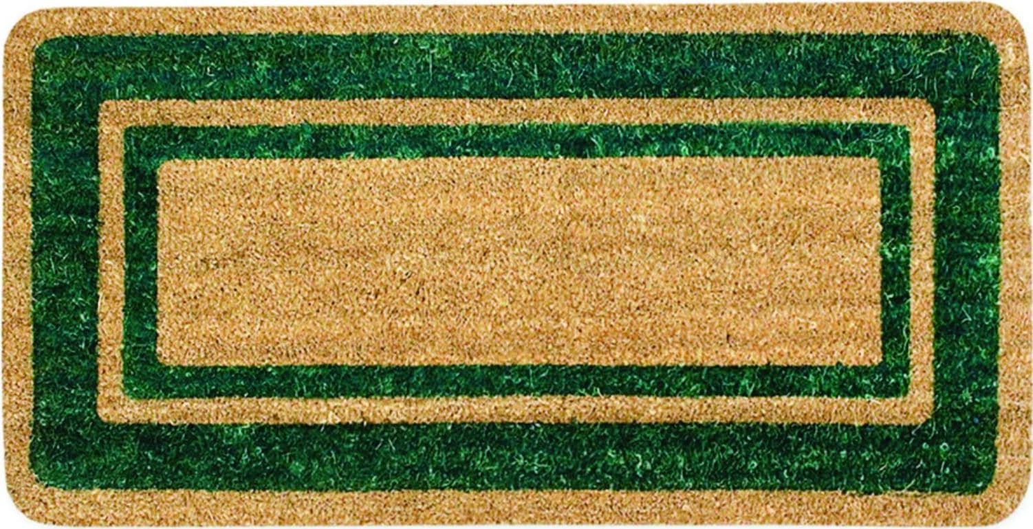 ZERBINO COCCO  SUPER VERDE SPESSORE MM.17 - cm.33x70  FERR 331784 - 3