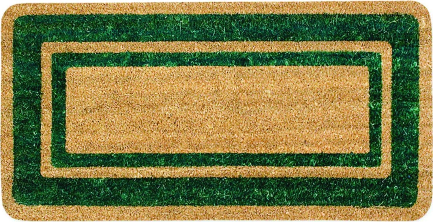 ZERBINO COCCO  SUPER VERDE SPESSORE MM.17 - cm.33x70  FERR 331784 - 4