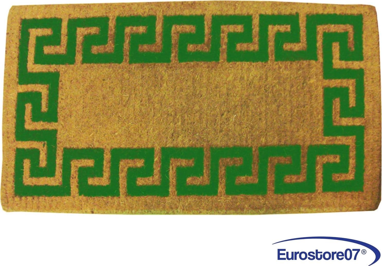 Zerbino imperiale  verde annodato a mano   spessore cm.3,8    	- cm.35x70