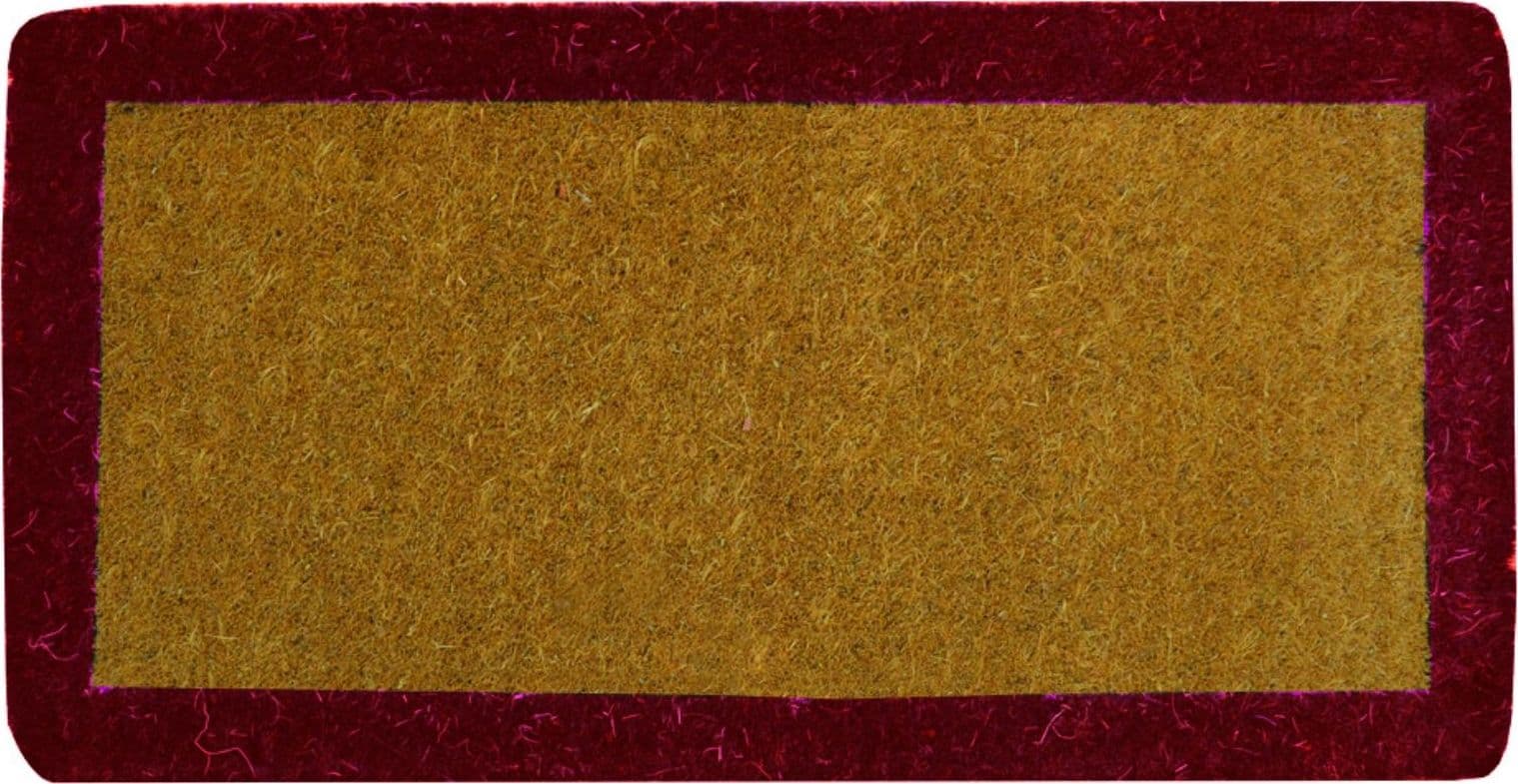 Zerbino imperiale a fascia rosso spessore mm.38   annodato a mano  -	- cm.70x140 - 4