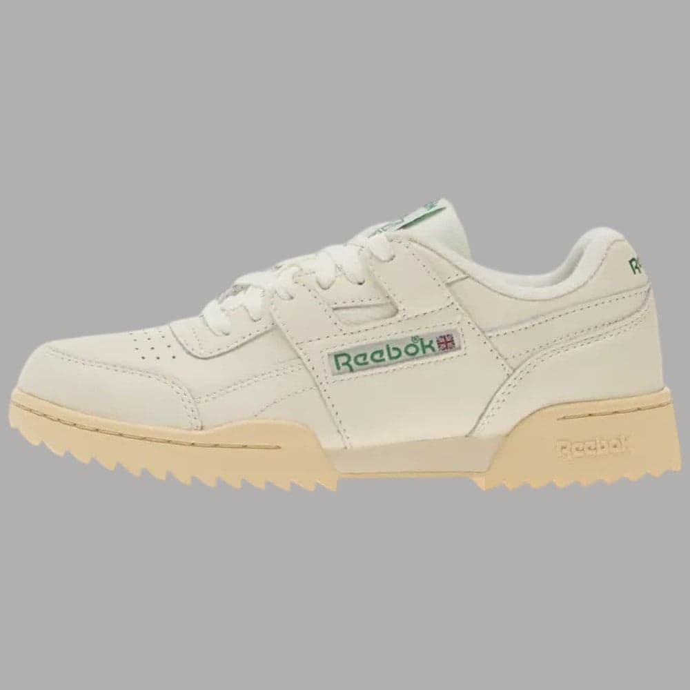 Sneakers uomo Reebok Workout Plus design iconico e suola shark-toothed - 7