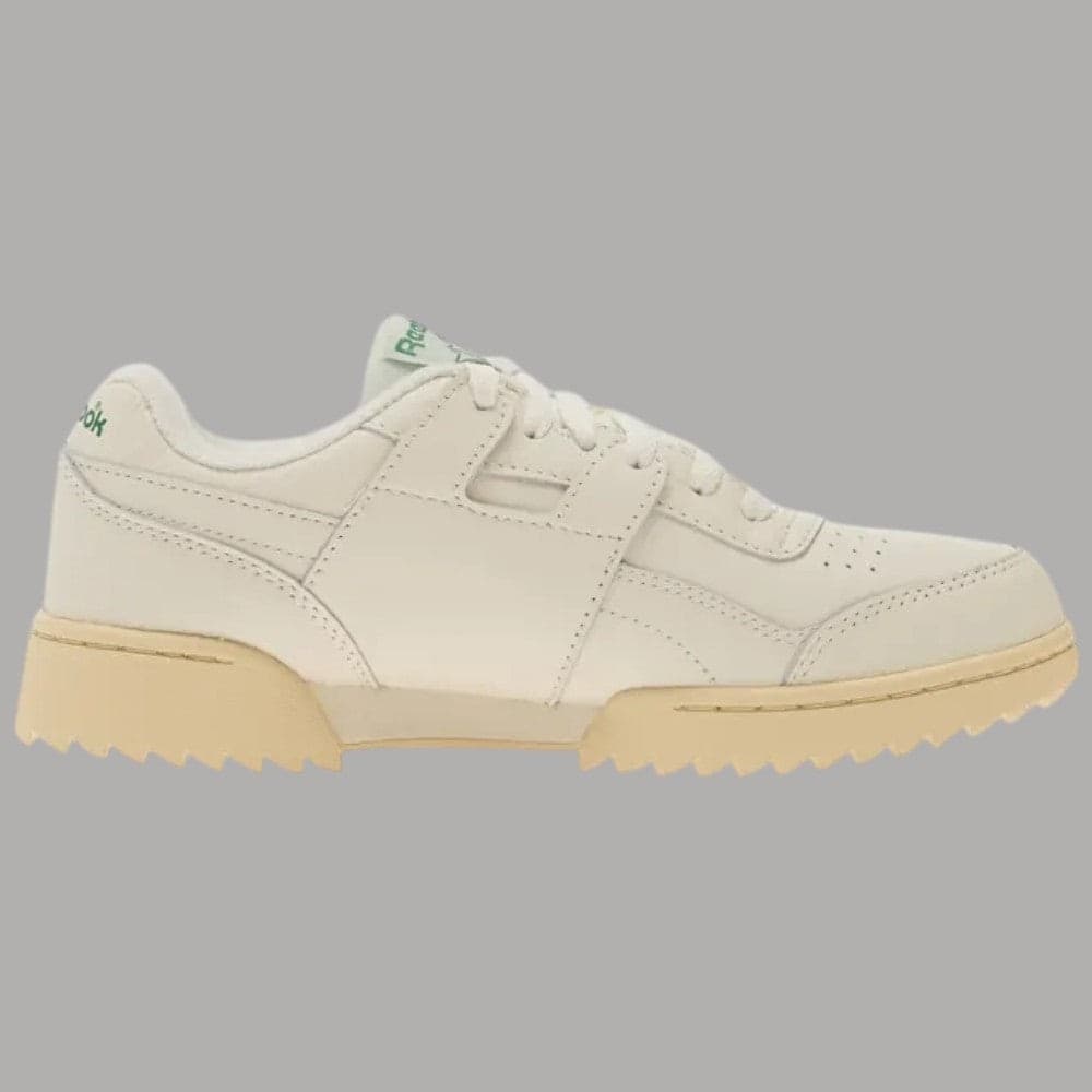 Sneakers uomo Reebok Workout Plus design iconico e suola shark-toothed - 2