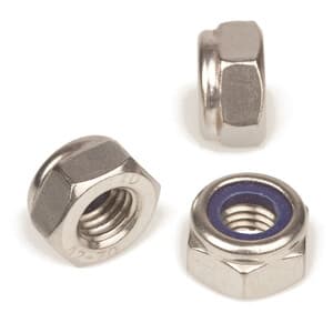 DADO AUTOBLOCCANTE ESAGONALE BASSO M 4 MM INOX A2 UNI7474- INOX MARE-