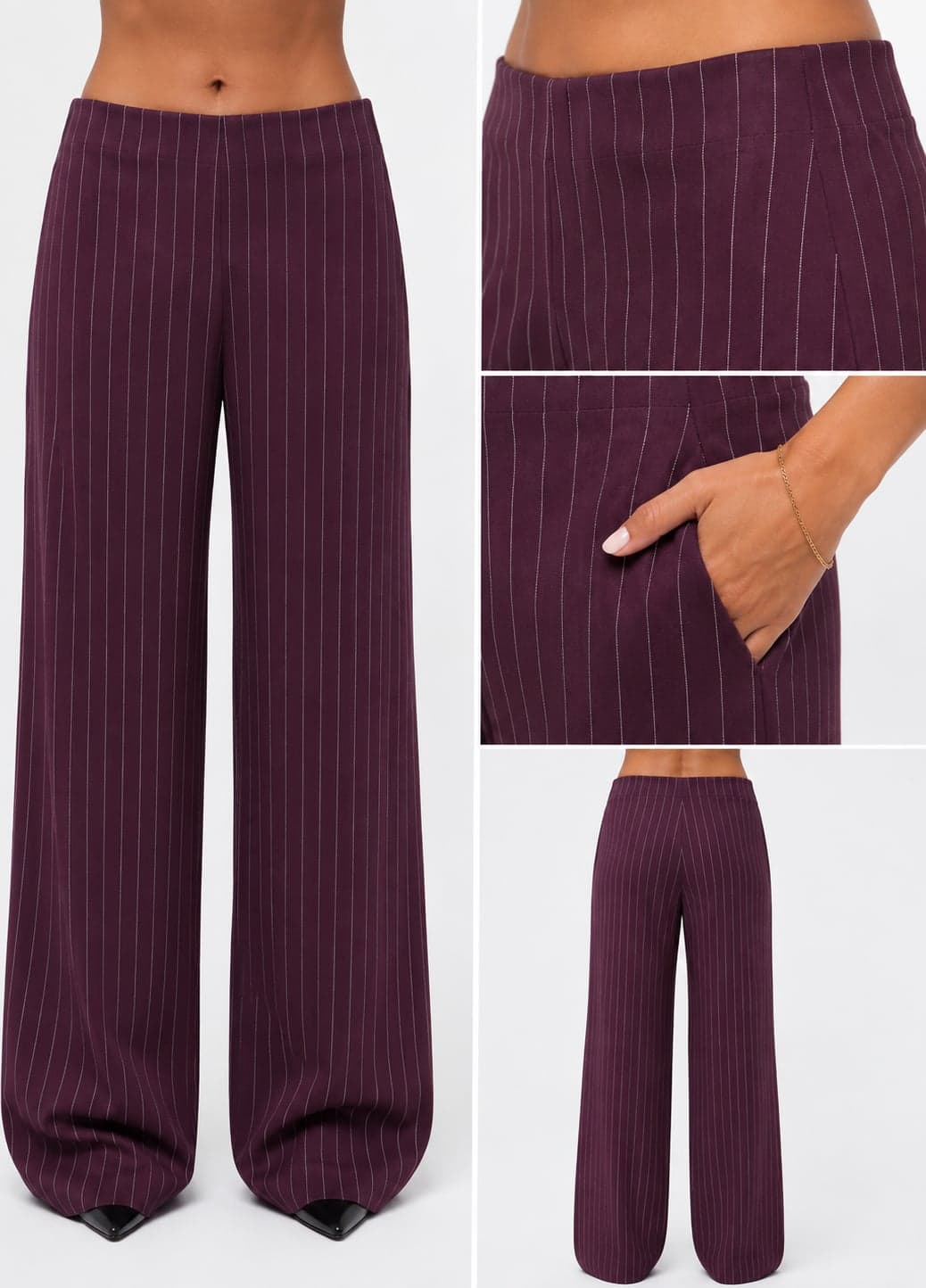 PANTALONE PALAZZO GESSATO - 4