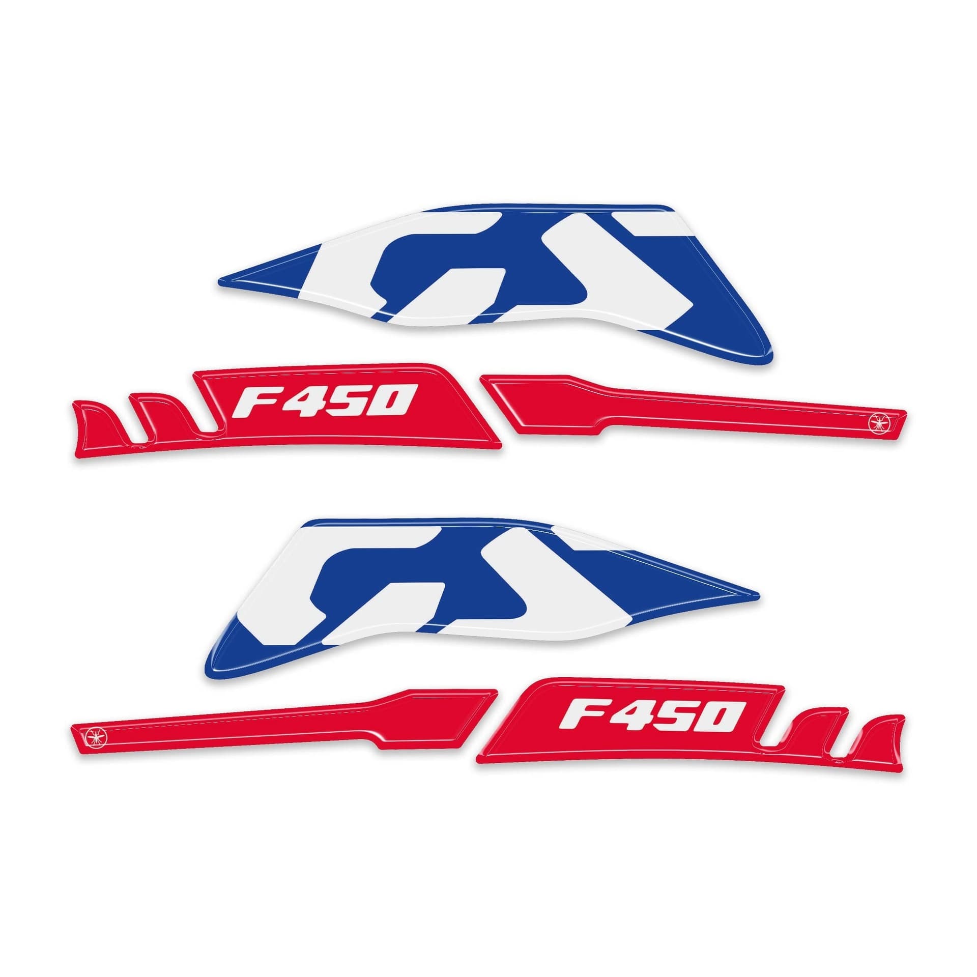 Adesivi 3D Protezione Paramani moto compatibile con Bmw F 450 GS 2026 - 2