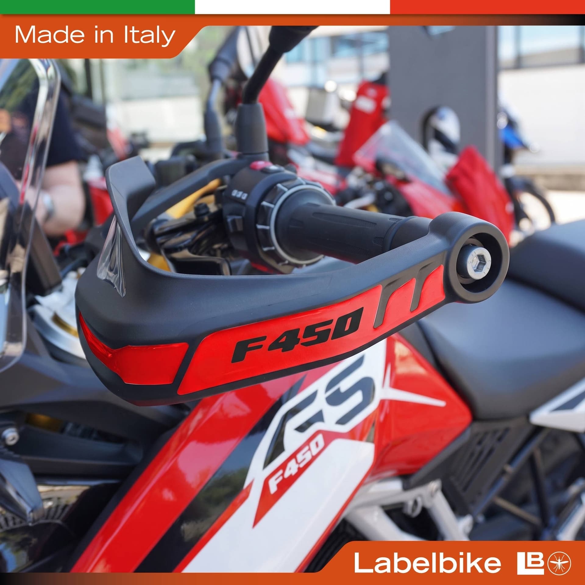 Adesivi 3D Protezione Paramani moto compatibile con Bmw F 450 GS 2026 - 15