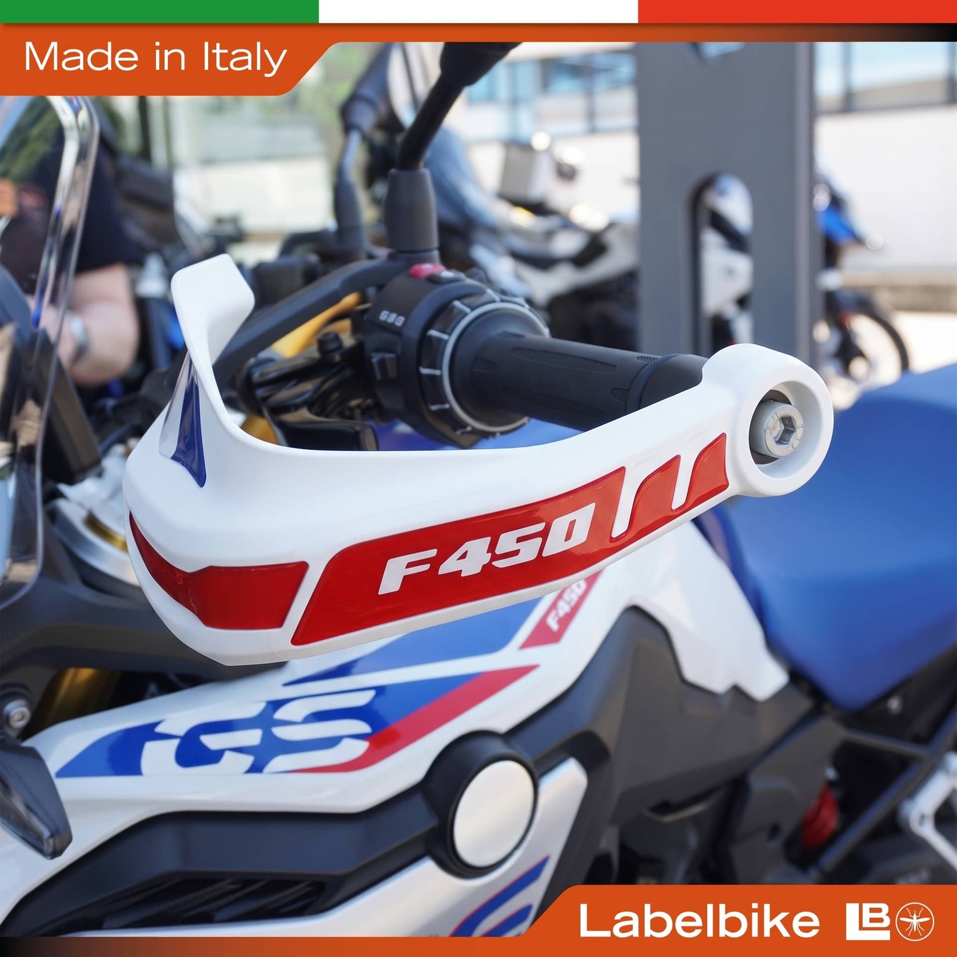 Adesivi 3D Protezione Paramani moto compatibile con Bmw F 450 GS 2026 - 3