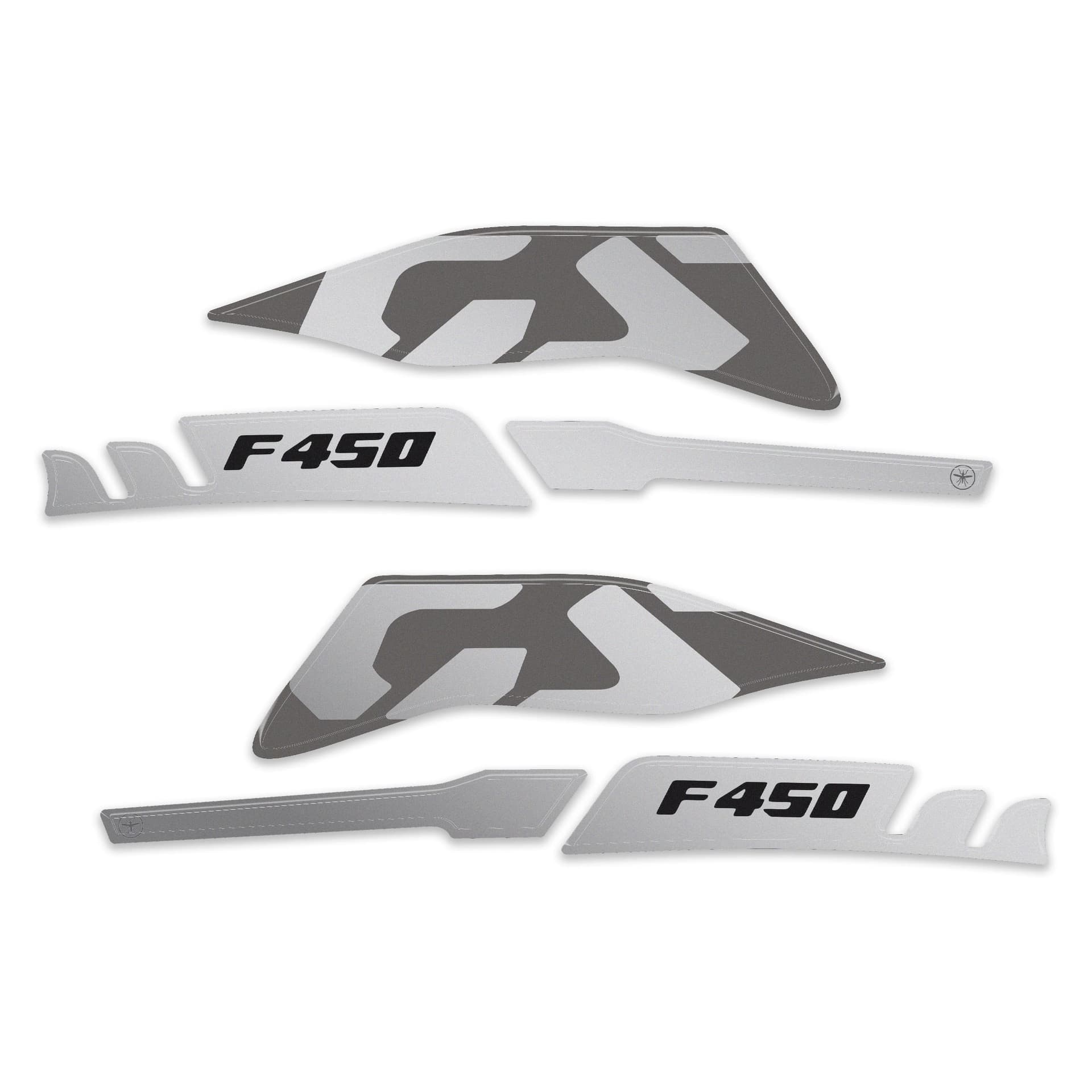 Adesivi 3D Protezione Paramani moto compatibile con Bmw F 450 GS 2026 - 8