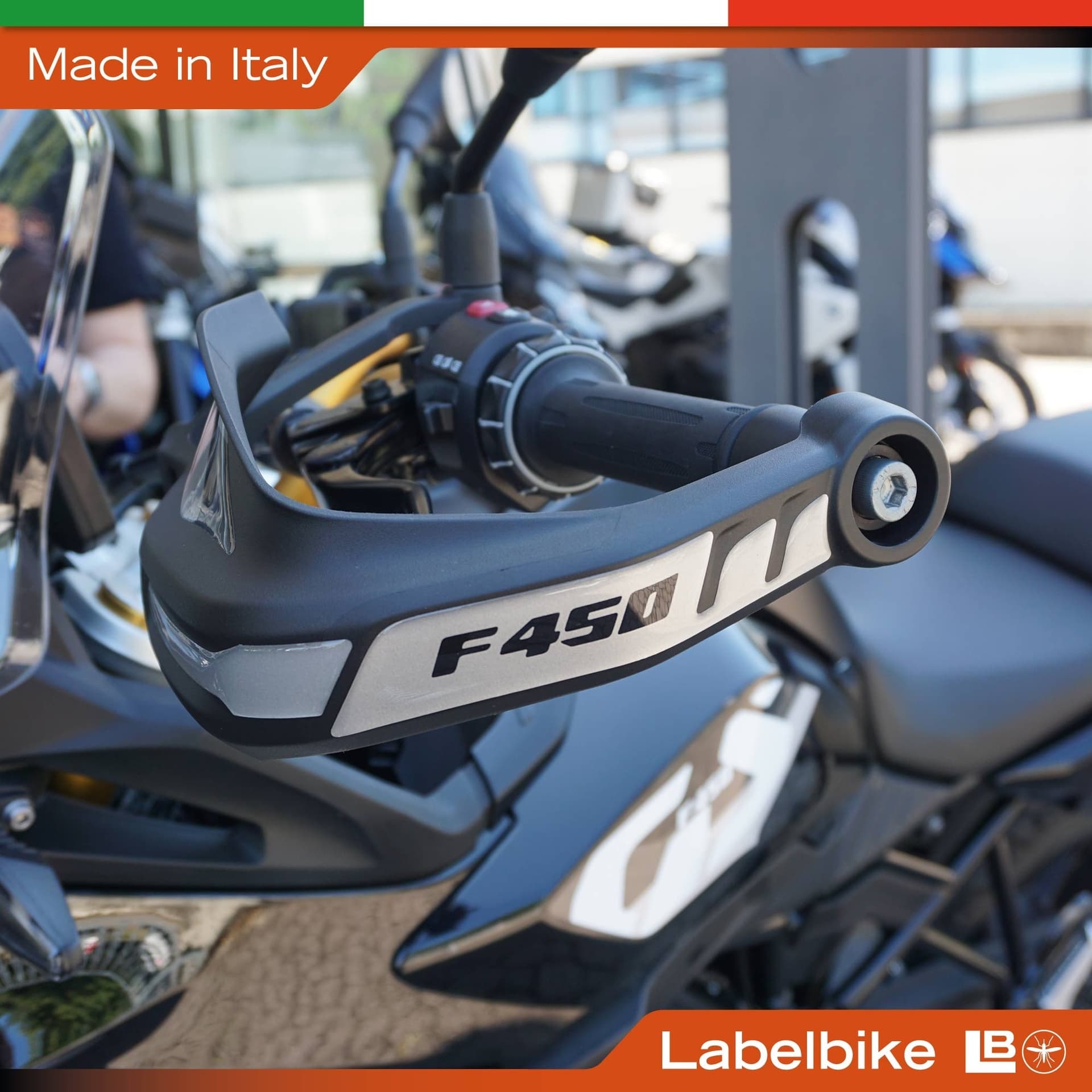 Adesivi 3D Protezione Paramani moto compatibile con Bmw F 450 GS 2026 - 9