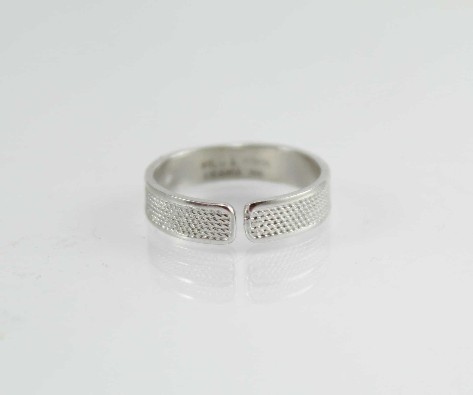 Anello Uomo Fascia Filigrana Argento Regolabile 5mm - 3