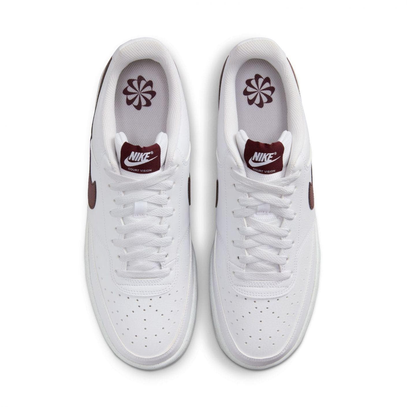 Sneakers Nike Court Vision Low 113 white burgundy - 4