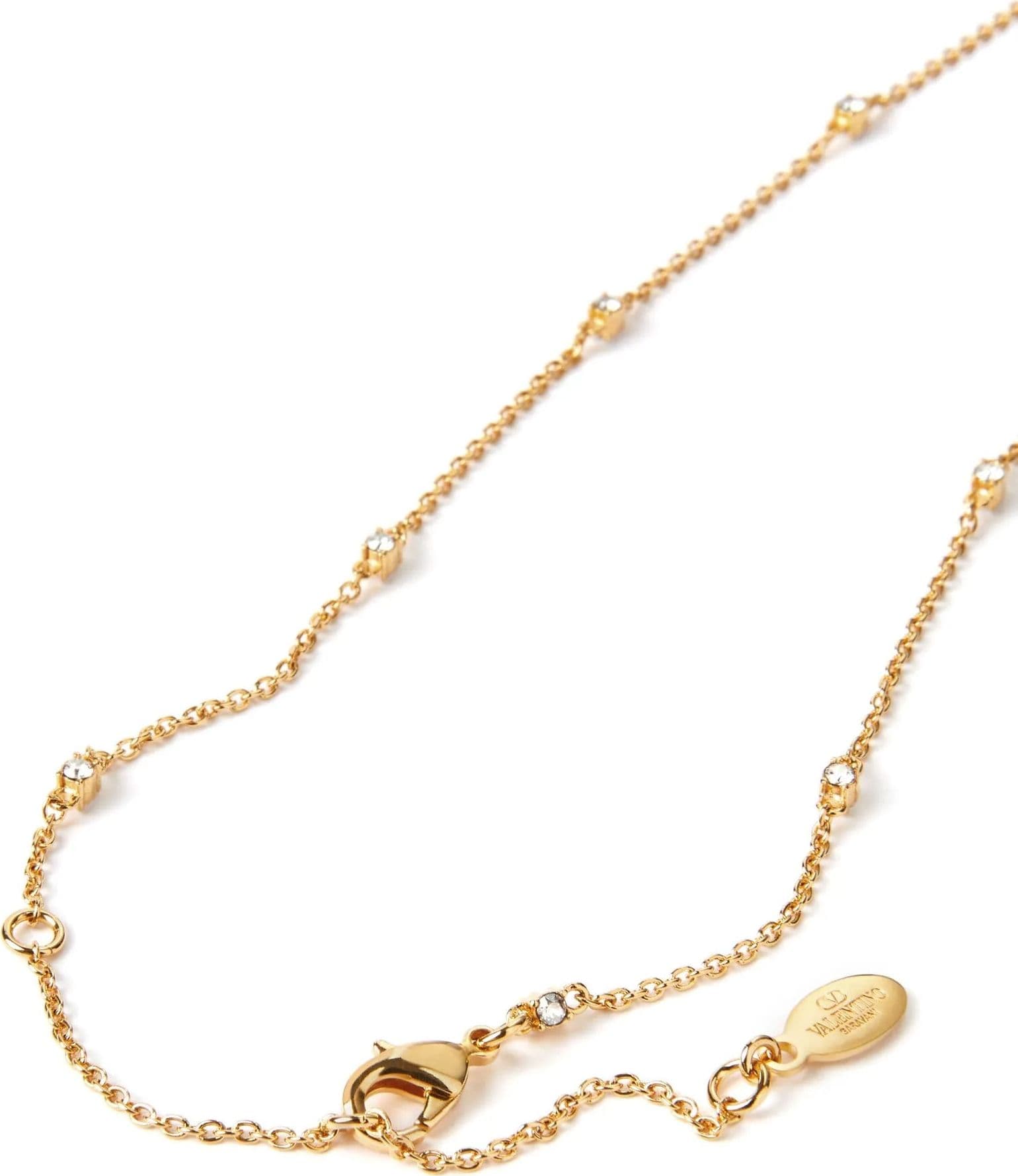 Valentino Garavani Gold Brass Necklace - 3