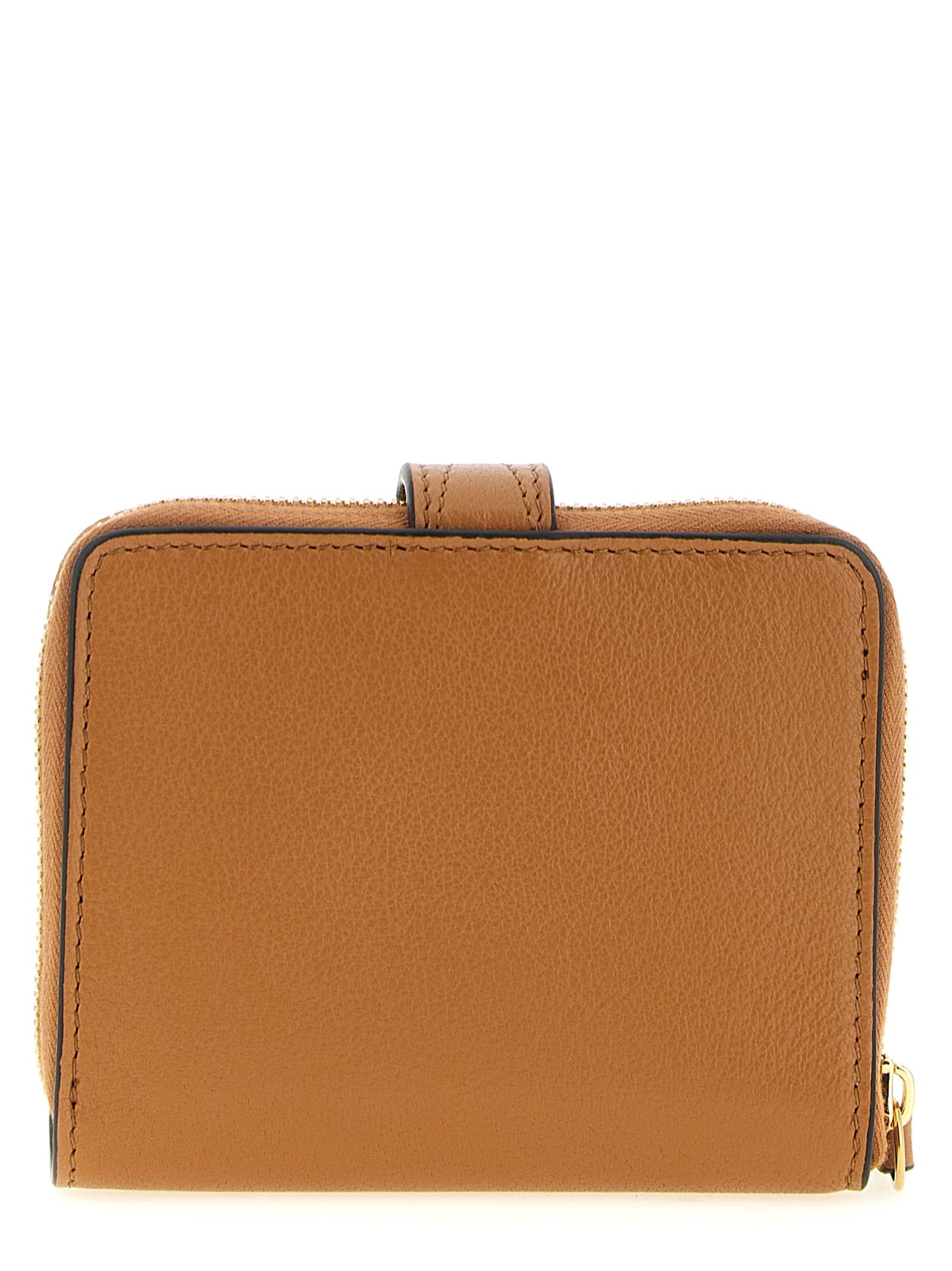 Chloé Brown Buffalo Leather Cardholder - 2