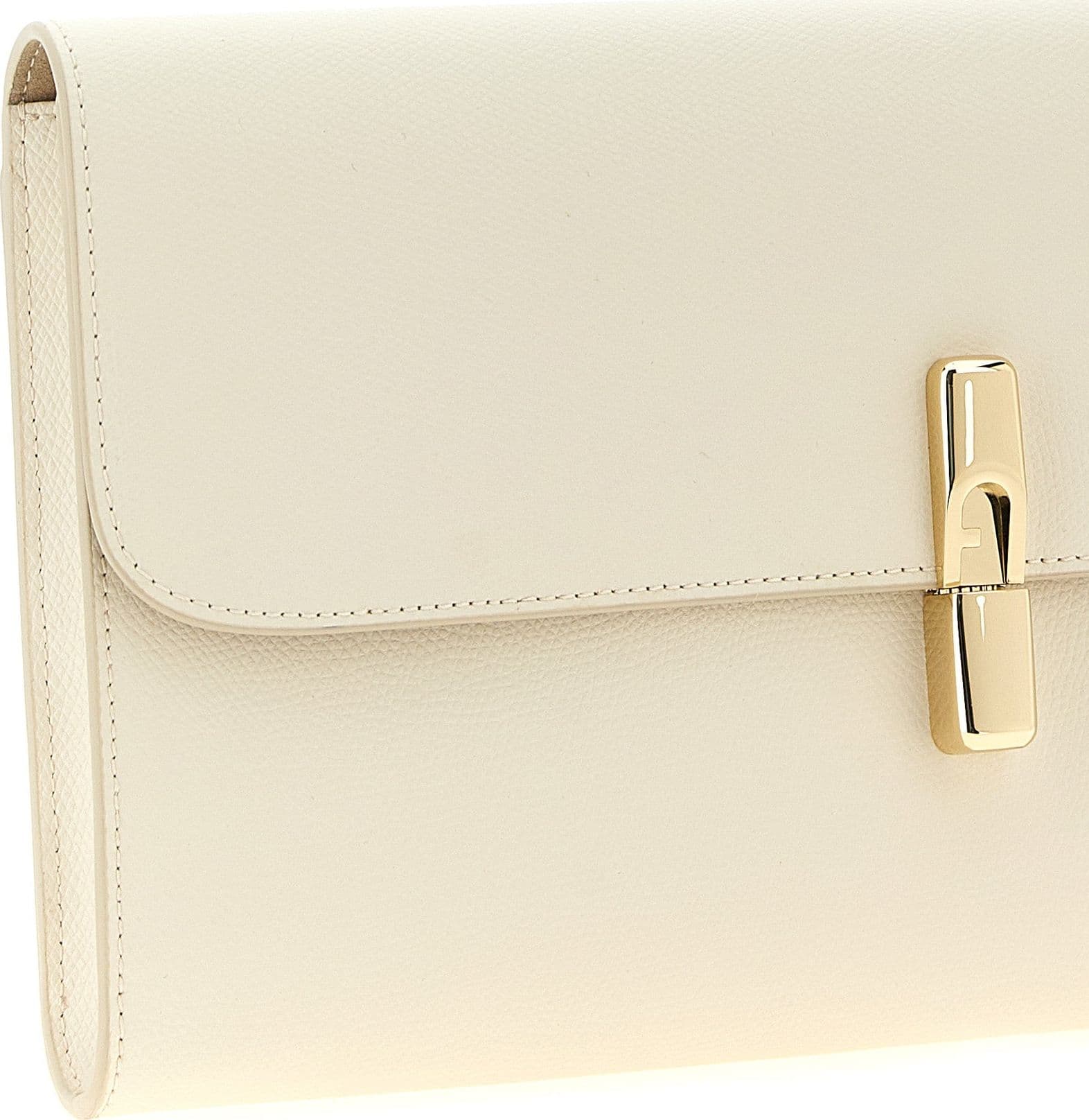 Furla White Calfskin Clutch Bag - 3
