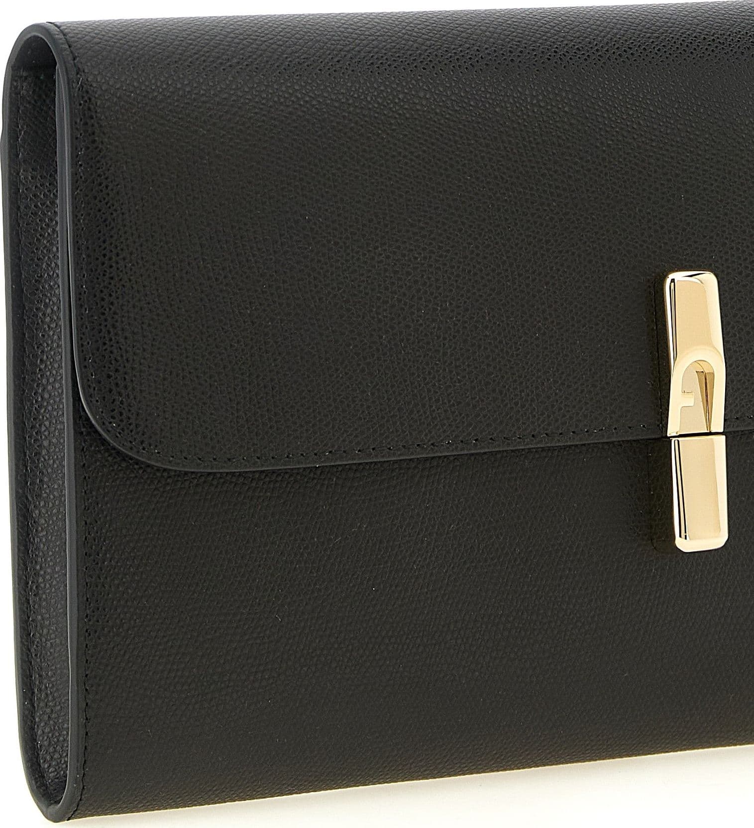 Furla Black Calfskin Clutch Bag - 3