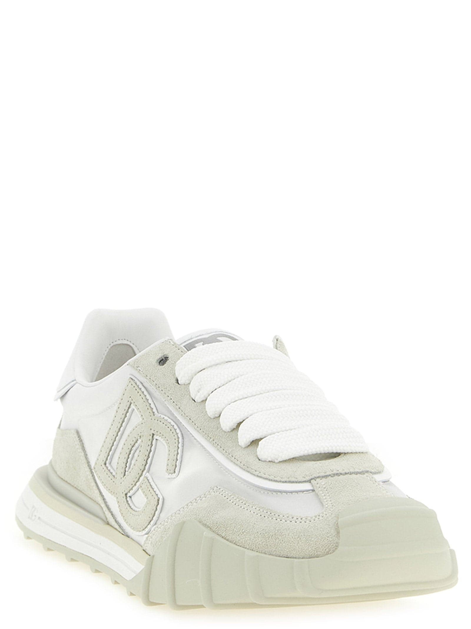 Dolce & Gabbana Beige Polyamide Athletic Sneakers - 2