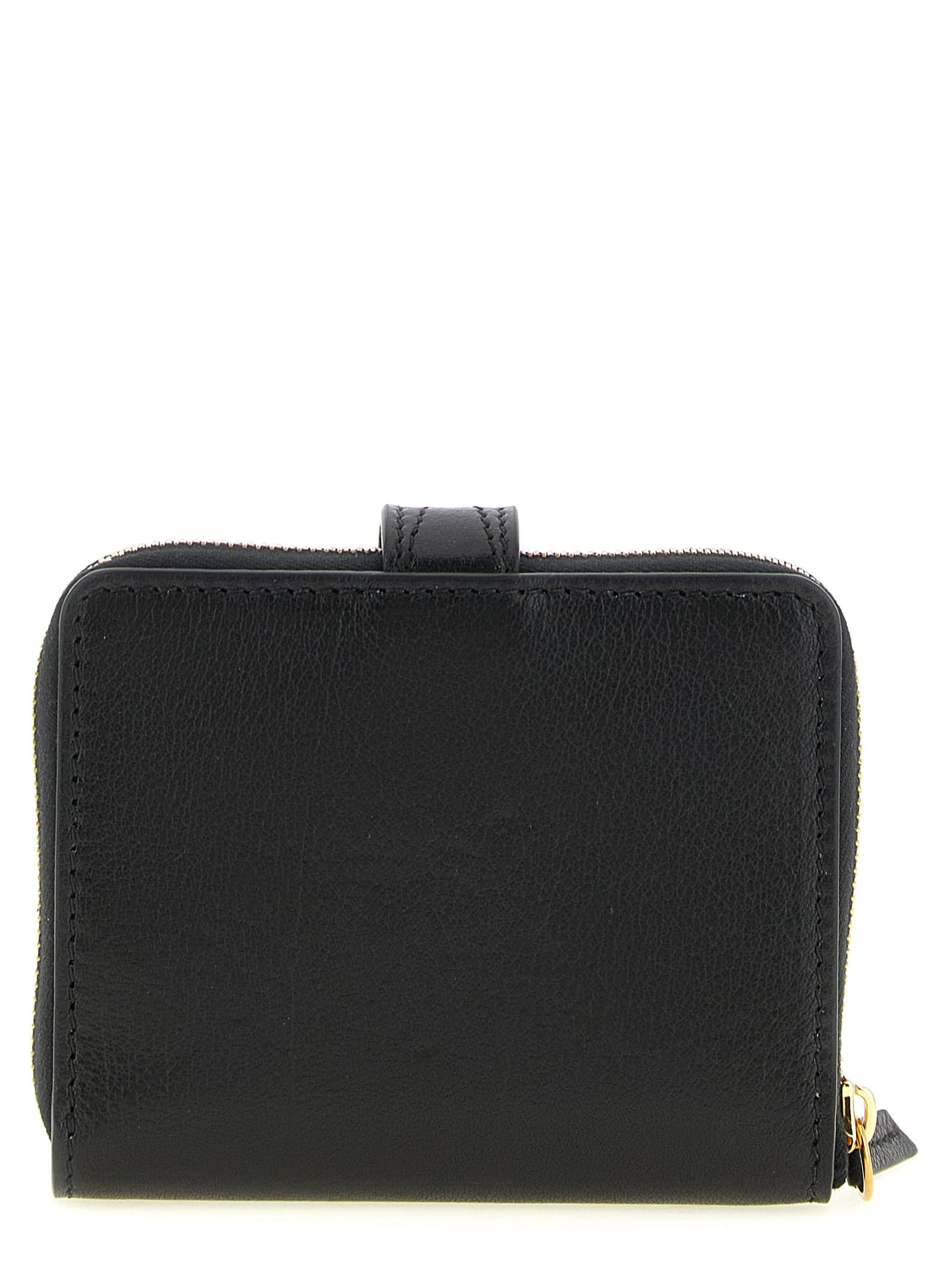 Chloé Black Buffalo Leather Cardholder - 2