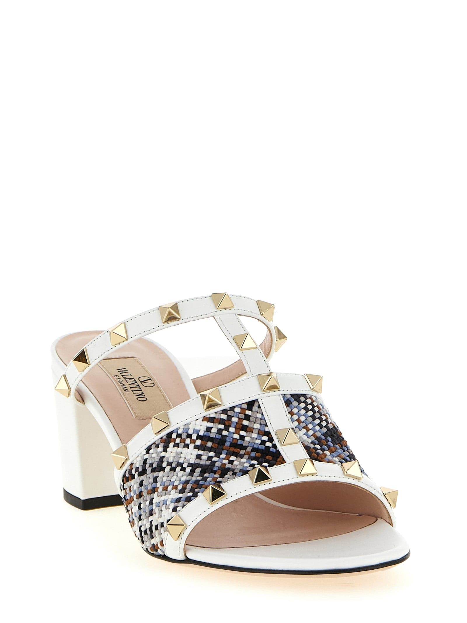 Valentino Garavani White Polyester Platform Sandals - 2