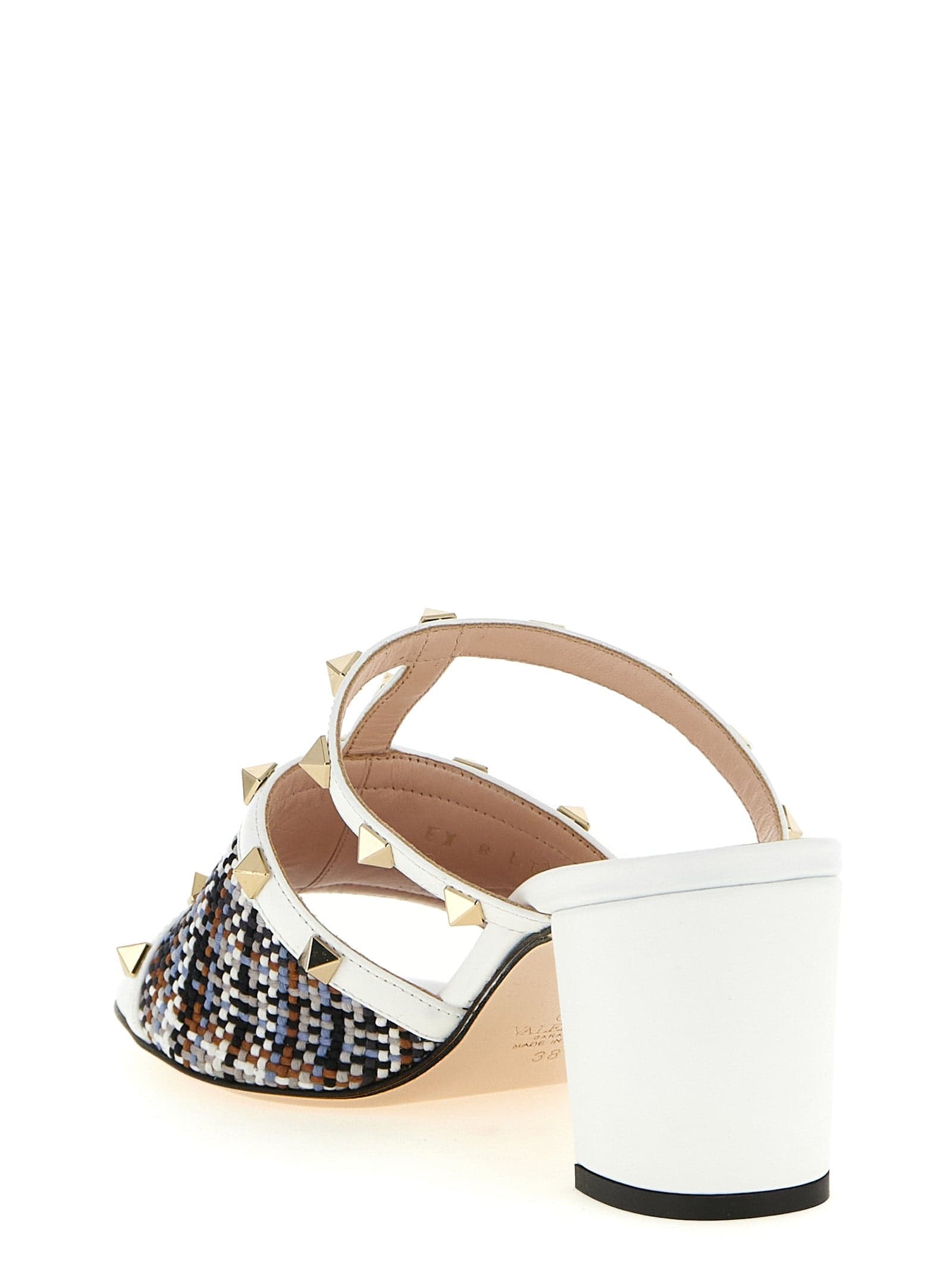Valentino Garavani White Polyester Platform Sandals - 3