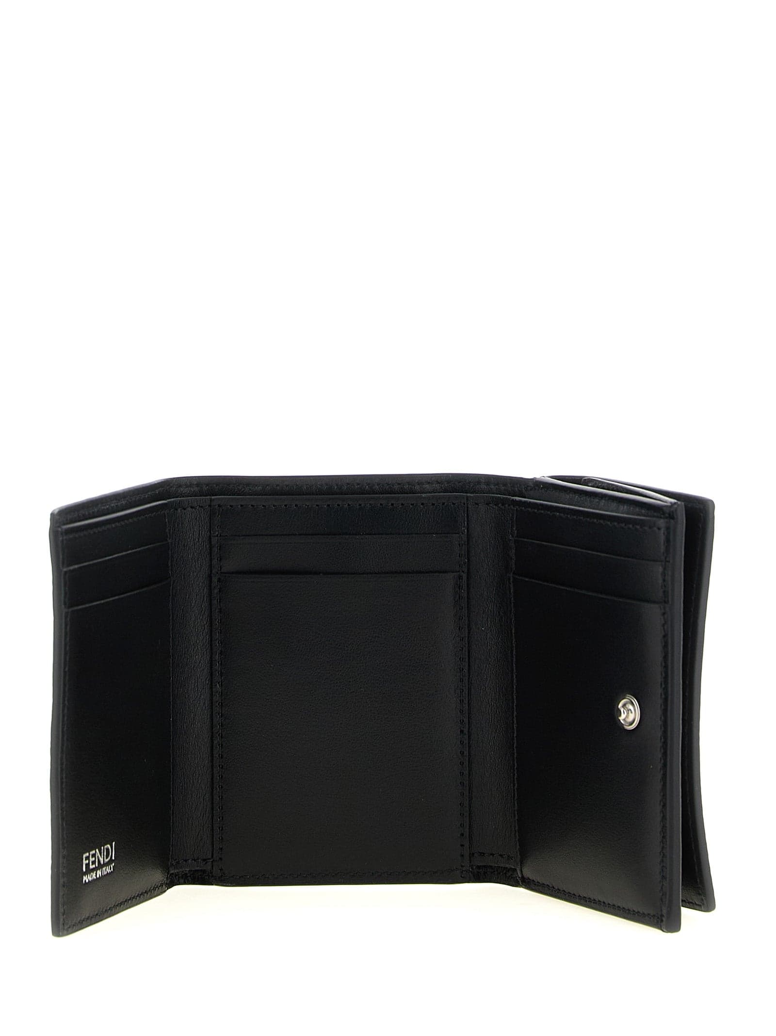 Fendi Black Calfskin Cardholder - 3