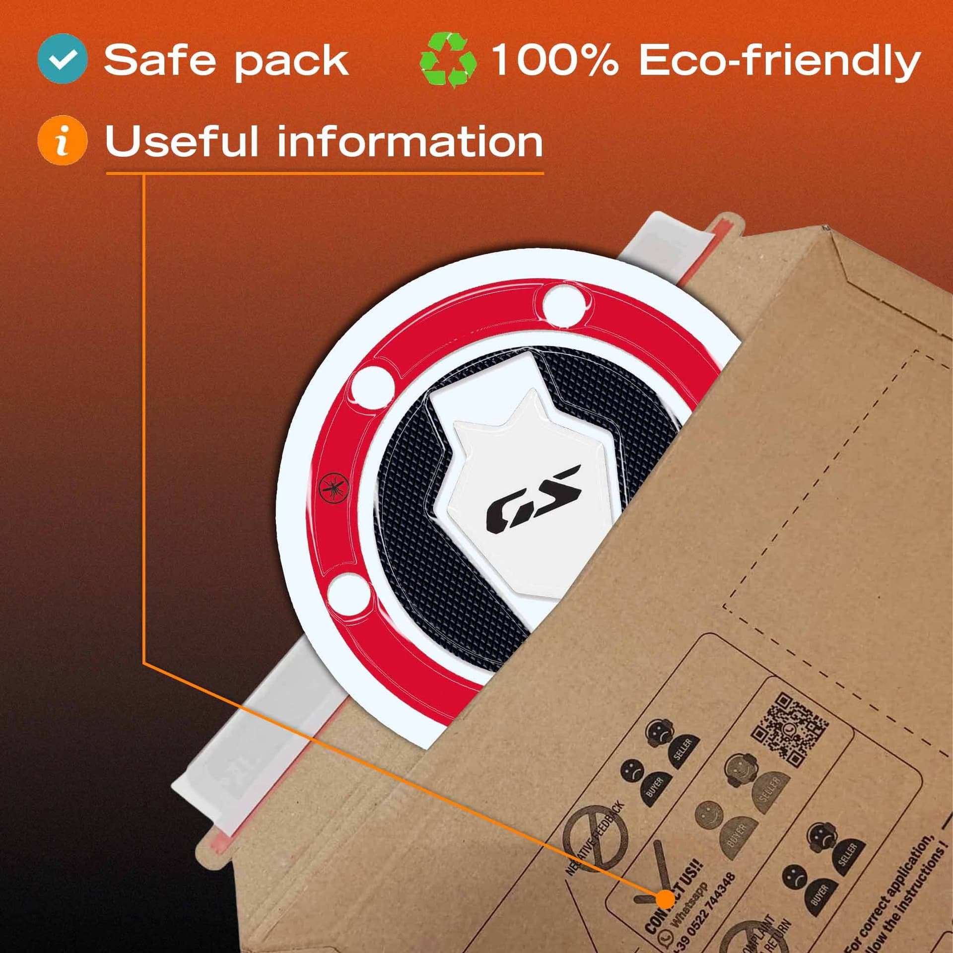 Adesivi 3D Protezione Tappo Serbatoio compatibile con Bmw F 450 GS 2026 - 15