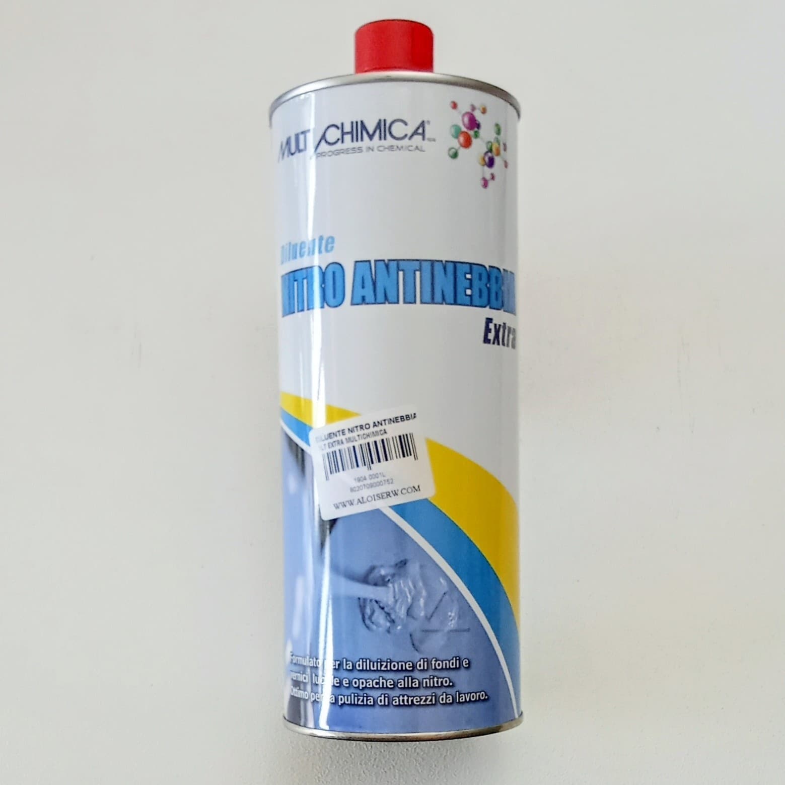 Multichimica 1lt diluente nitro antinebbia extra per diluizione vernici - pulizia - sgrassatura - 2