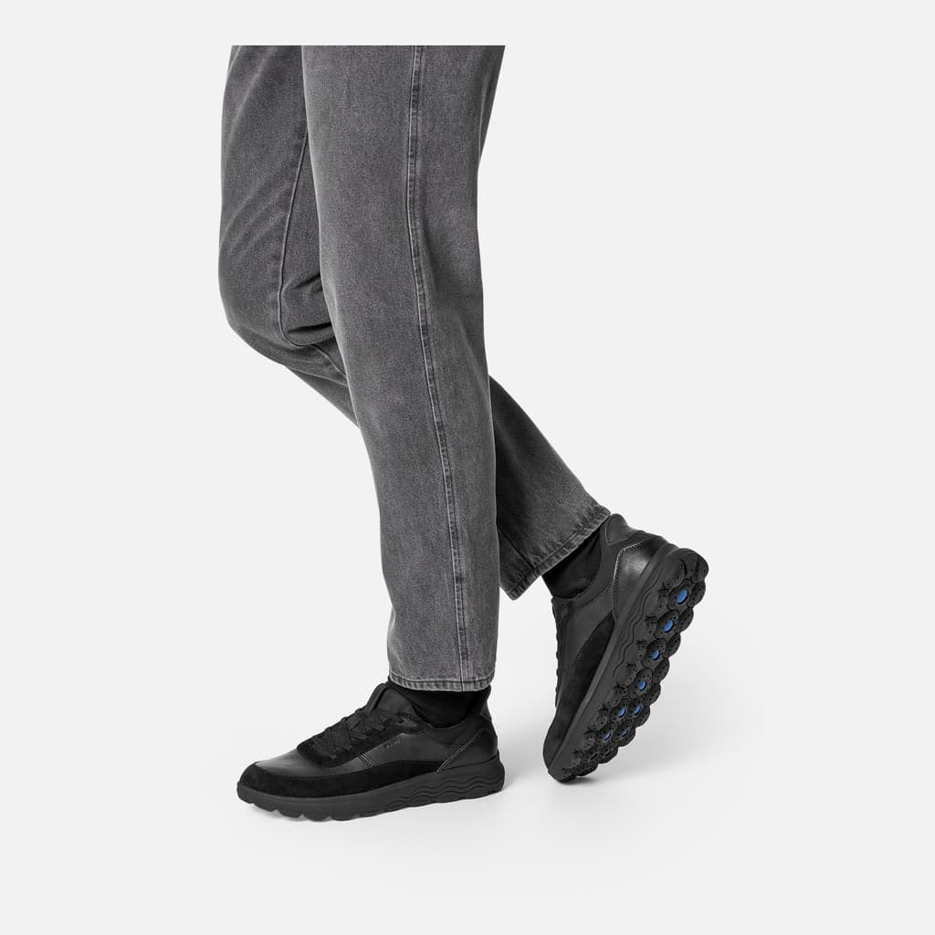 Geox sneaker uomo black Spherica Plus U56MPA 08522 C9999 - 8
