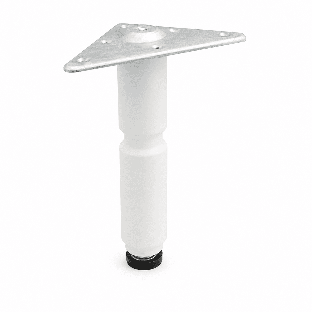 PIEDINO PER MOBILI cm 20 bianco - BricoGo
