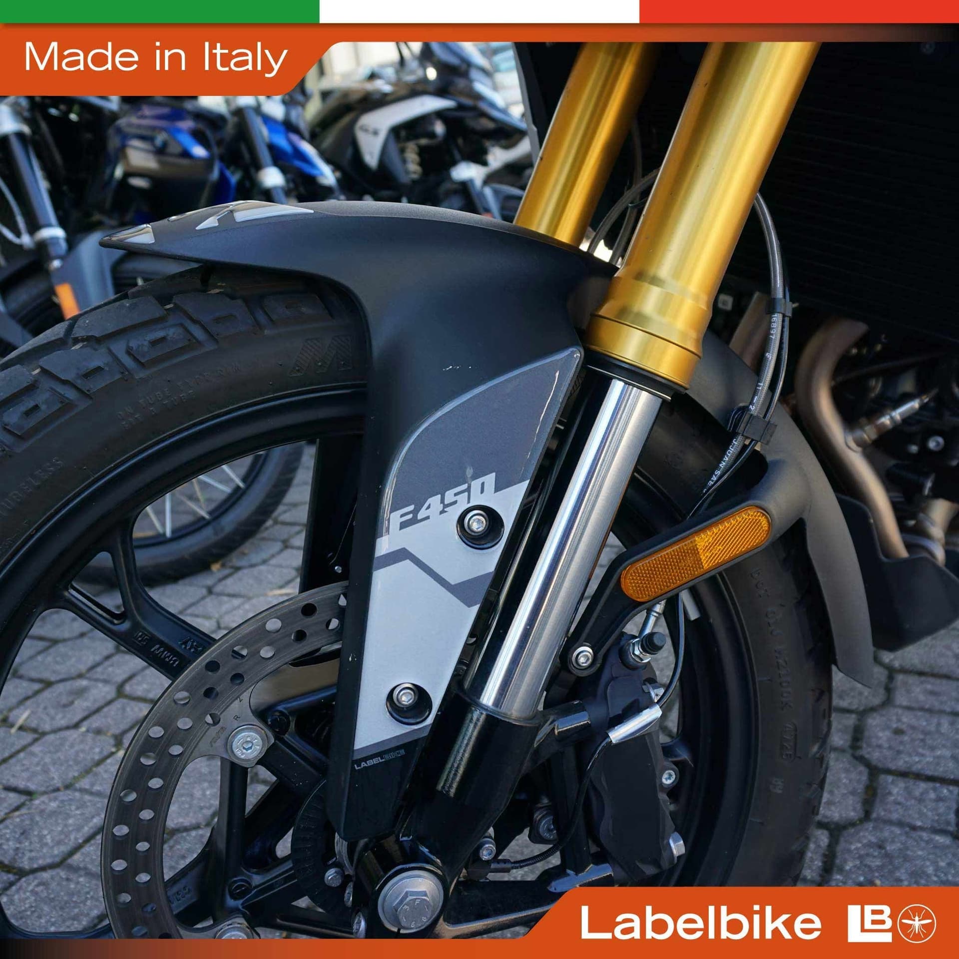 Adesivi 3D Parasteli Parafango moto compatibile con Bmw F 450 GS 2026 - 3
