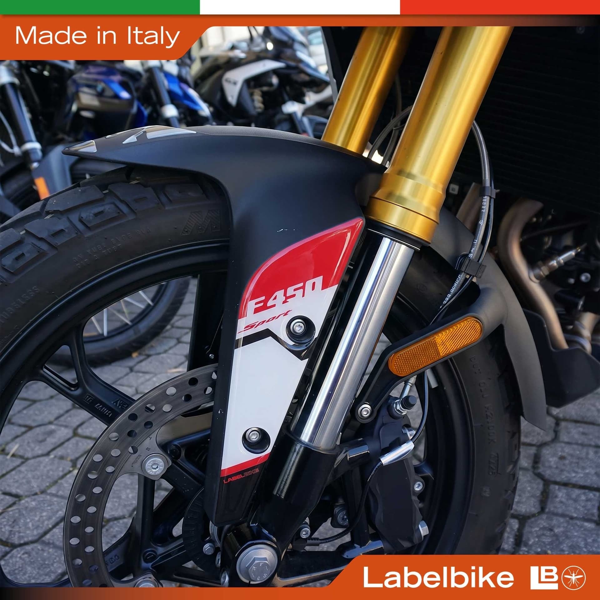 Adesivi 3D Parasteli Parafango moto compatibile con Bmw F 450 GS 2026 - 9