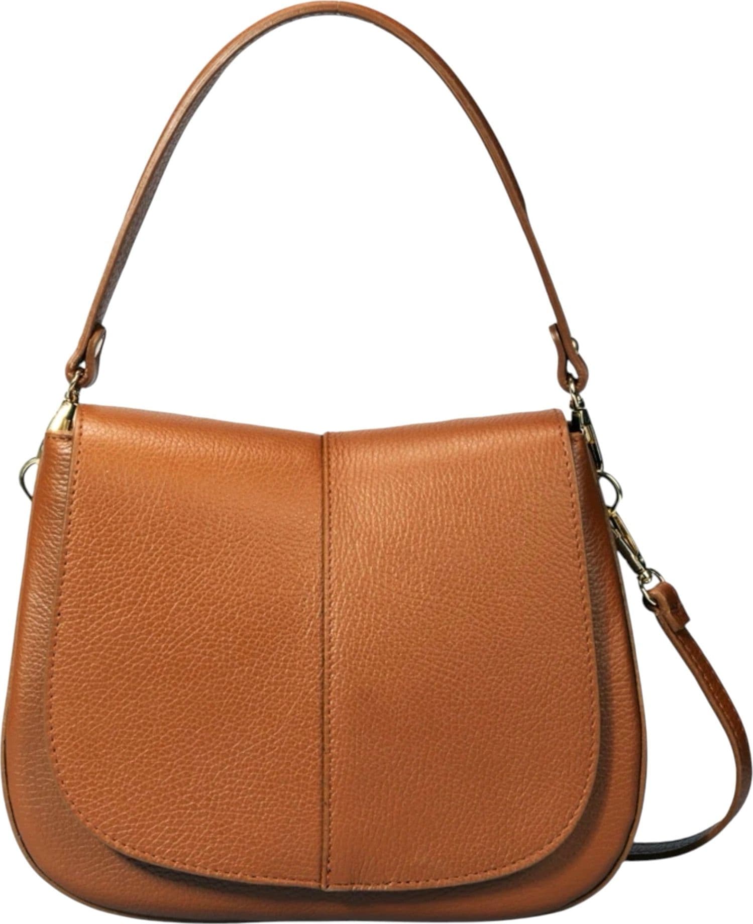 Modarno Borsa donna a Spalla in vera pelle "Peach" 27x9x21 cm