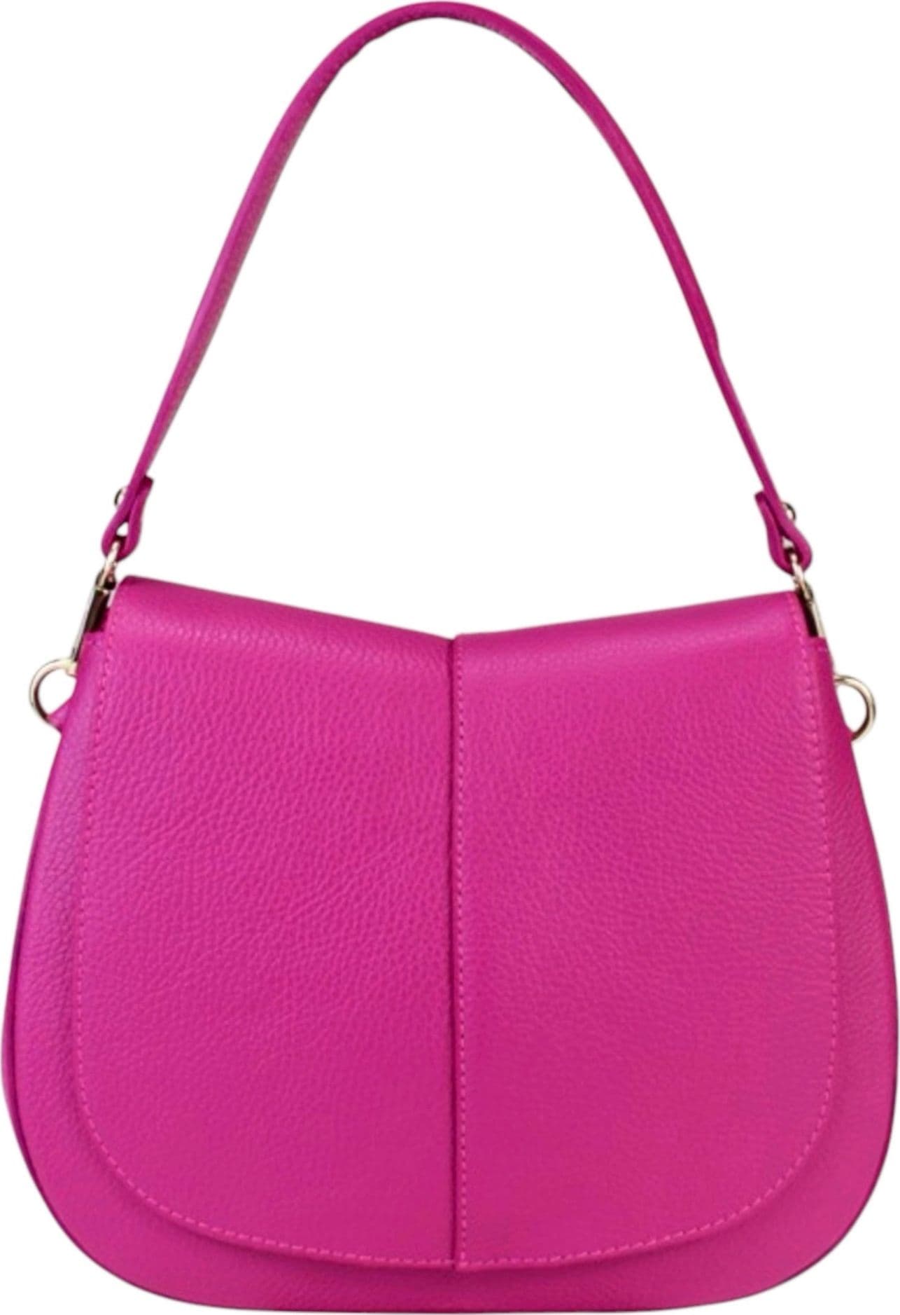 Modarno Borsa donna a Spalla in vera pelle "Peach" 27x9x21 cm - 12
