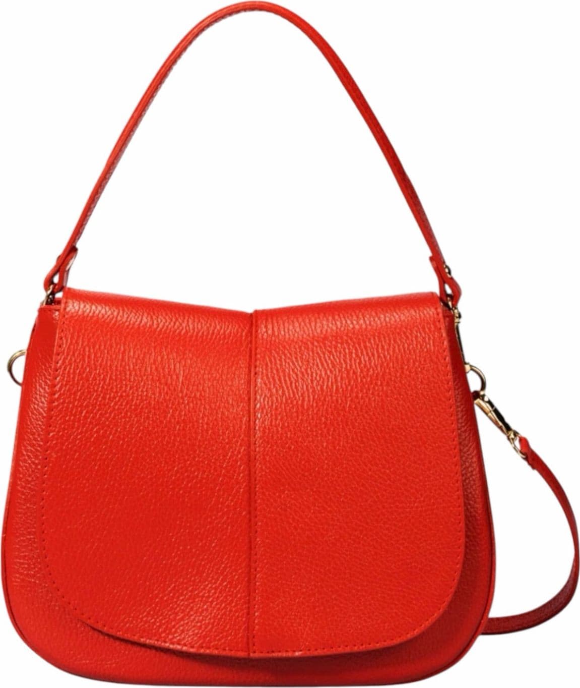 Modarno Borsa donna a Spalla in vera pelle "Peach" 27x9x21 cm - 9