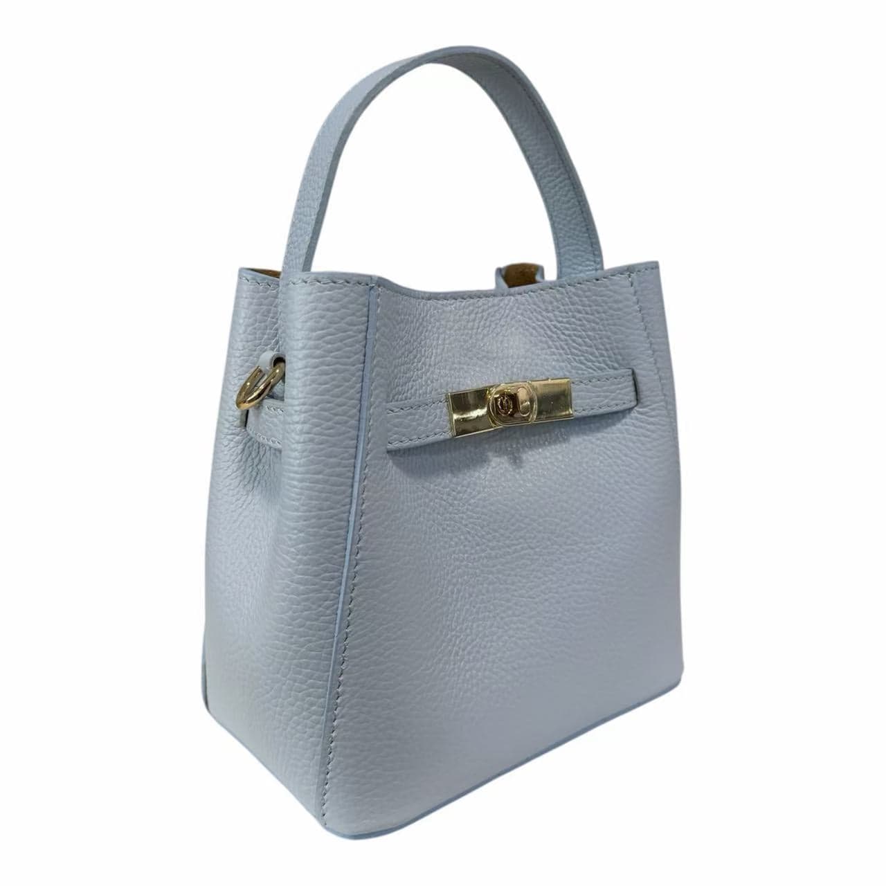 Modarno Borsetta Donna a mano Artimina in vera pelle 18x11x18 cm - 2